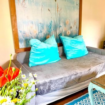 Hundefreundliche Sofa in Happys Traumhaus