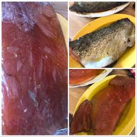 Smoked salmon saumon fumé