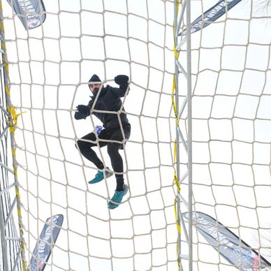 Our Signature Obstacle, the Polar Vortex, is as fun as it is challenging. 
 
 First you'll need to a