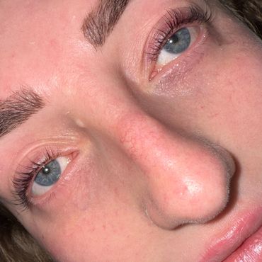 Korean lash lift result at KSH Makeup & Lashes Darwen Lancashire