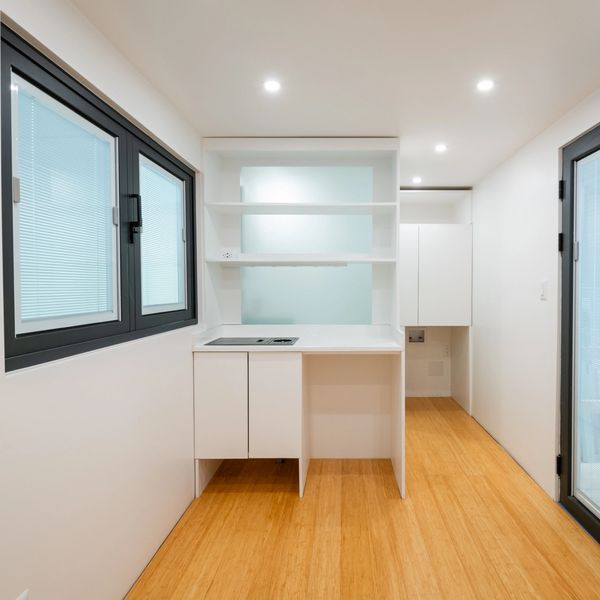 Interior view of the detachable ADU tiny home