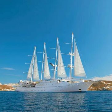 Windstar offers both motorized and wind class ships