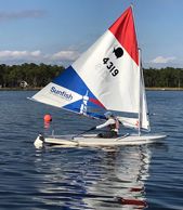 North Carolina Sunfish competitor Alex Dean was one of the first to test the Sabre daggerboard.