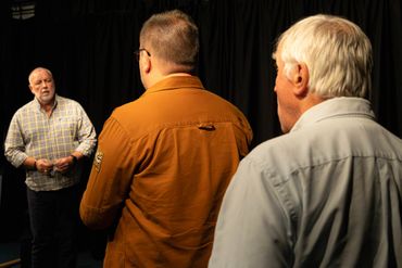 Pierse Stevens as Jeff
Ian Tucker-Bell as Stephen
Nick Blessley as Pete
Photograph: Paul Simons