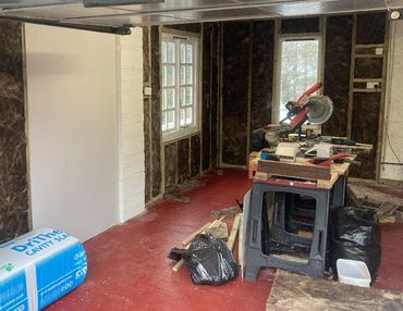 Garage insulation and improvement