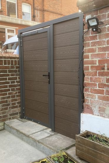 New composite fence and gate