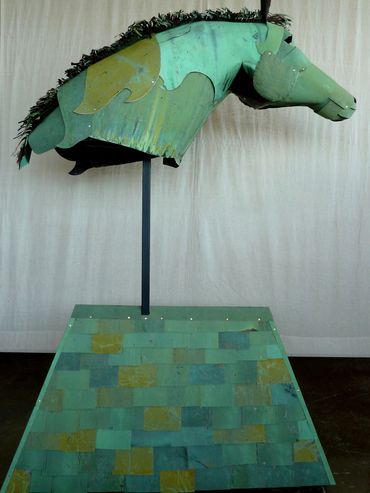 Le Destrier de Frontenac
60 X 90 X 200 cm
Copper, steel, wood