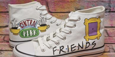 Friends Painted Shoes 