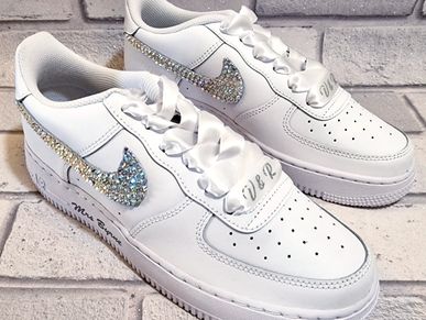 Nike wedding shoes with Swarovski crystals 