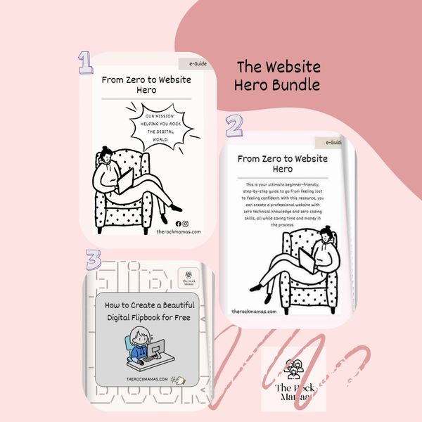 The Website Hero Bundle (PDF + flipbook + flipbook guide). You get the flipbook guide for free!