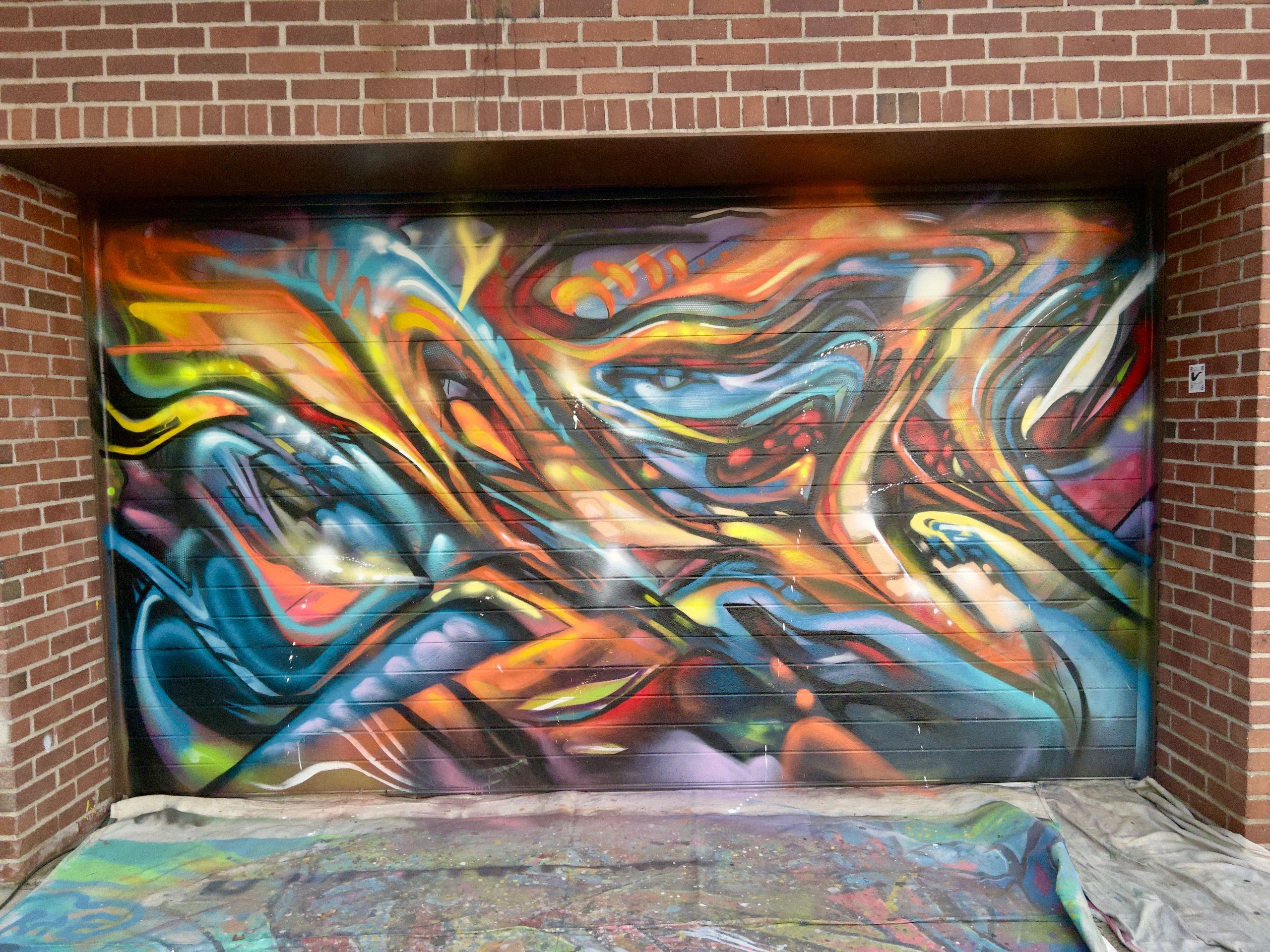 Abstract graffiti by LESN101