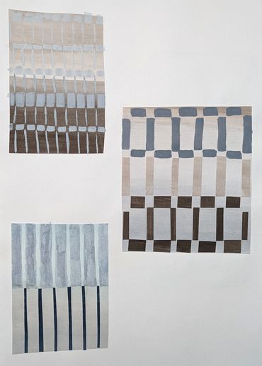 Collage knit layouts