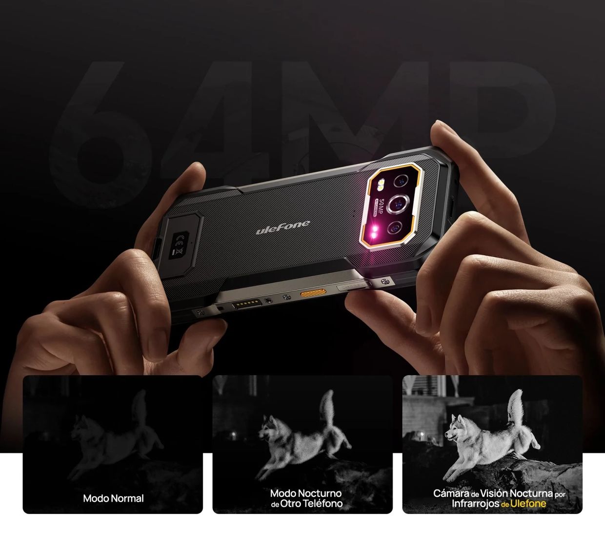 Camara de visión nocturna en teléfonos Ulefone