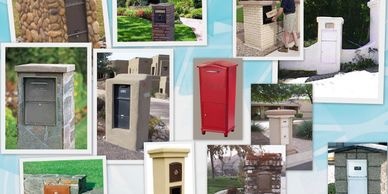 Masonry - Column Mailboxes from Steel Mailbox company