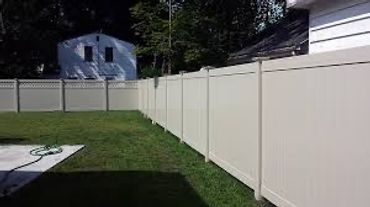 Tan Vinyl Fence Plant City FL, Beige Vinyl Fence Lithia FL