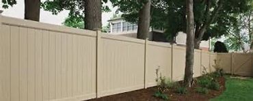 Tan Vinyl Fence Brandon FL, Beige Vinyl Fence Gibsonton FL