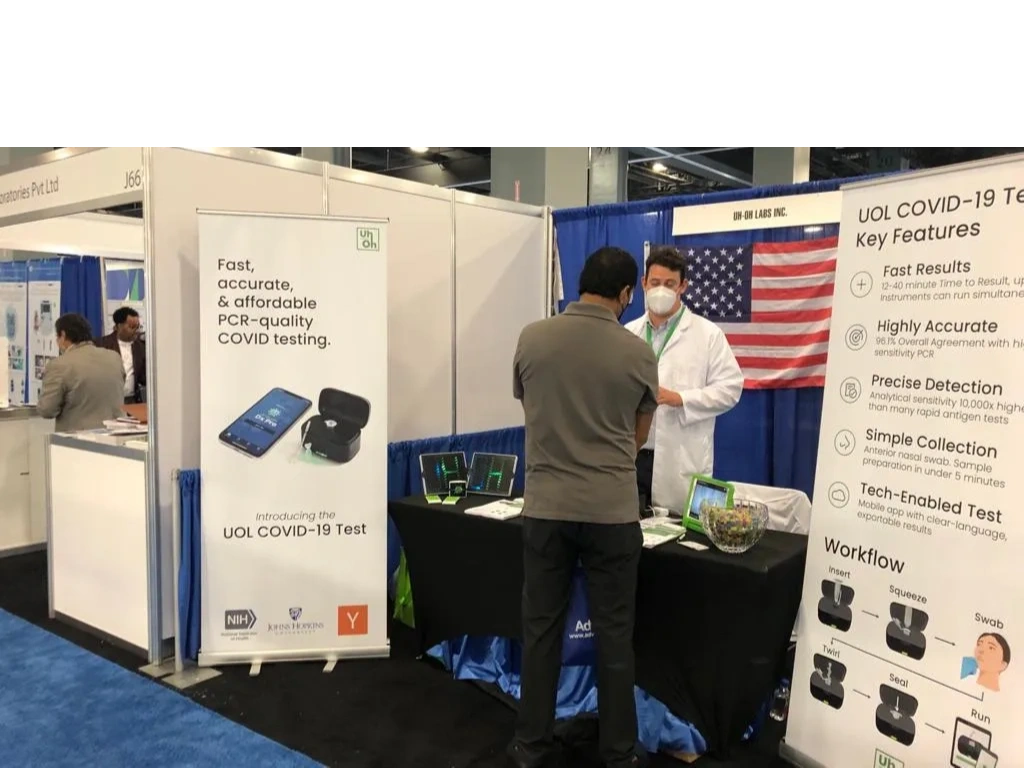 With our partner, Uh-Oh Labs @ FIME 2022