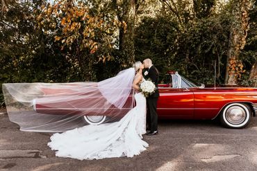 Celebrate your big day with the perfect vintage car rental.
