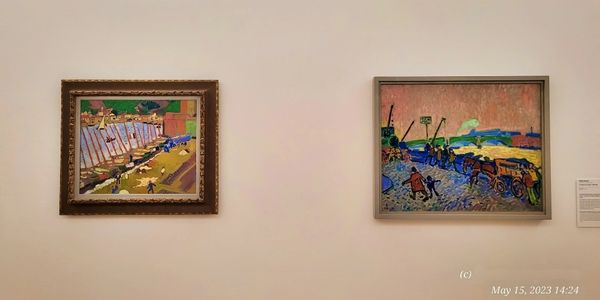 Andre Derain paintings in Pompidou Museum