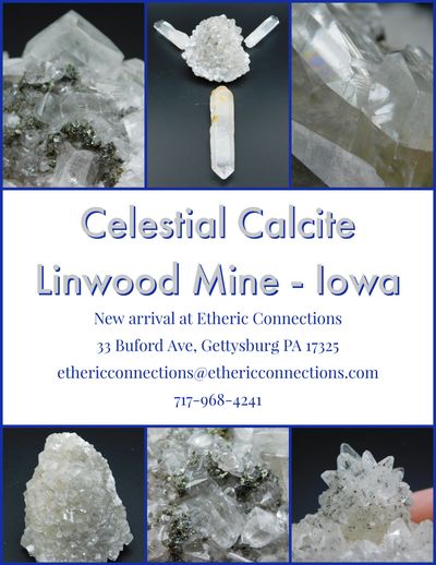Celestial Calcite - Linwood Mine - Iowa