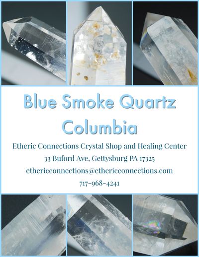 Blue Smoke Quartz - Columbia