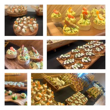 Self serve hours’ doeurves. Selection of appetizers. #highendapps#buffet#catering#lunchcatering