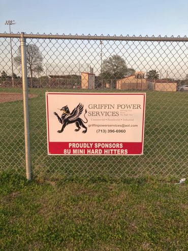 Sponsoring little league softball team
Mini Hard Hitters