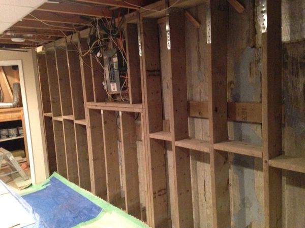 Structural repair PWF support wall