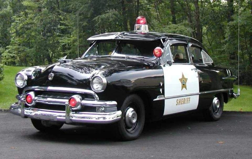1951 Ford Custom Deluxe Sheriff car