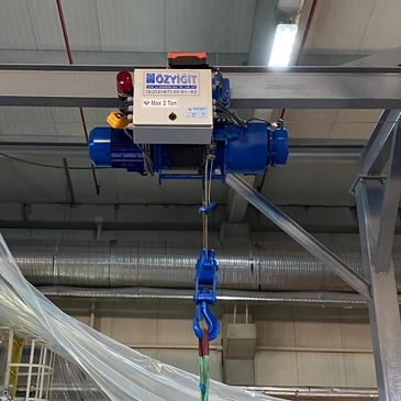 Monoray Vinçler I profil yada tek kiriş köprülü vinçler üzerinde dikey yada yatay eksenlerde çalışab