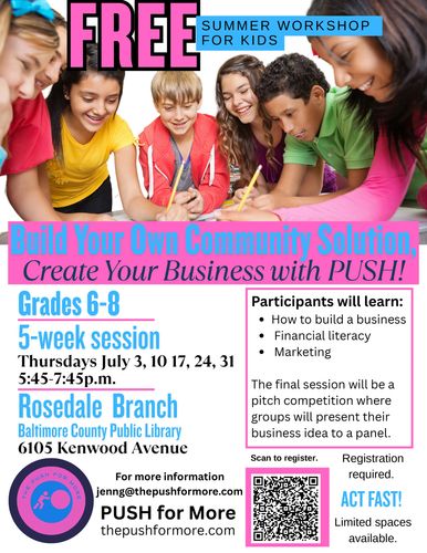 Free Summer Workshop