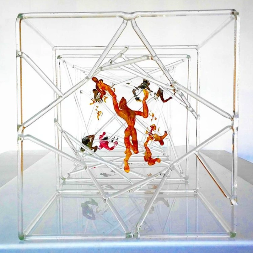 Resonance Sculpture by John Ryszka II
Glass with human figures