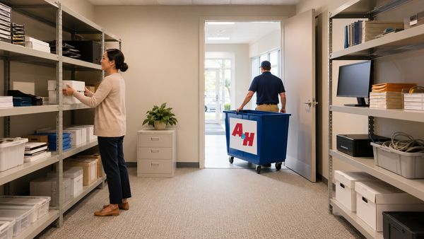 A Colton organization reclaims storage space after retired electronics are removed.
