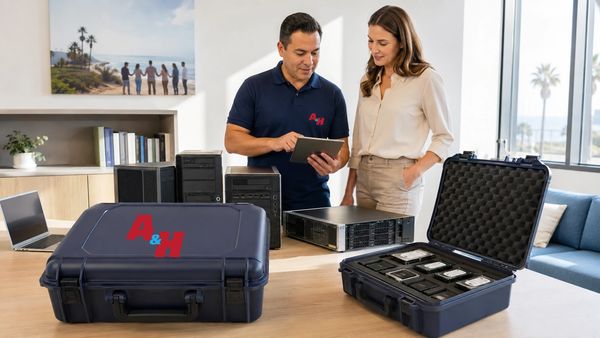 A&H IT Renew secures nonprofit hard drives for controlled off-site shredding.