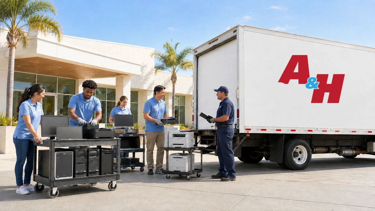 A&H IT Renew collects retired electronics from a Southern California nonprofit organization.