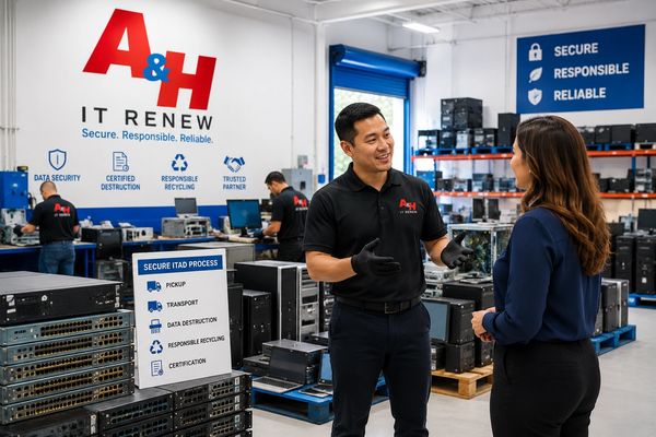 A&H IT Renew provides secure handling and dependable business electronics recycling.