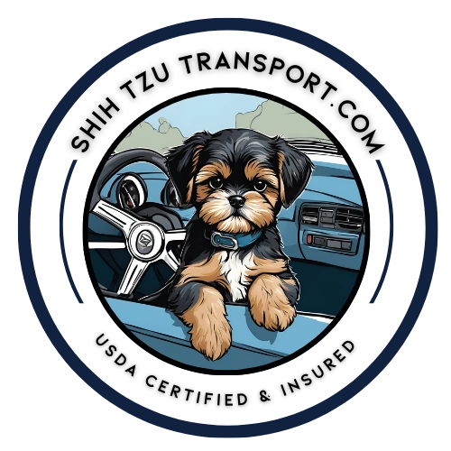 Shih Tzus pet nanny ground transport delivery service