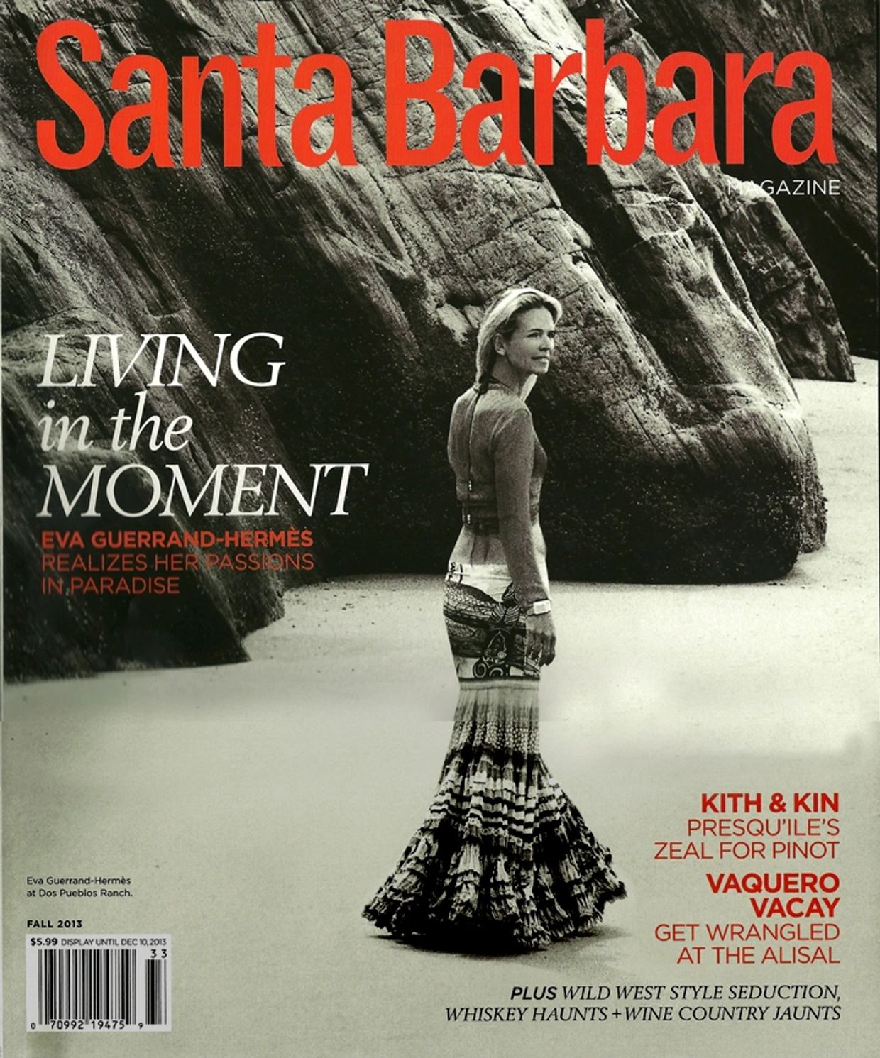Cover of Fall 2013 issue of Santa Barbara Magazine.
