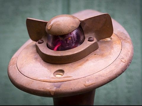 Assemblage spaceship sculpture by Santa Barbara artist Tal Avitzur.