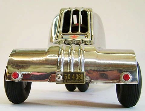 Assemblage car sculpture by Santa Barbara artist Tal Avitzur.