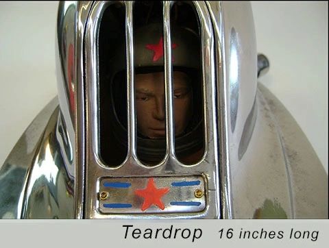 Assemblage car sculpture by Santa Barbara artist Tal Avitzur.