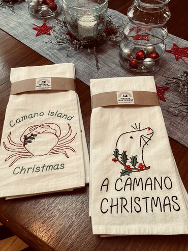 Christmas on Camano Flour Sack Towel
$29 each