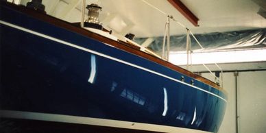 Awlgrip yacht paint job