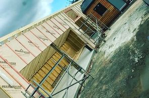 stick build timber frame