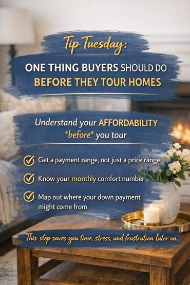 Realtor tips for people buying a home.