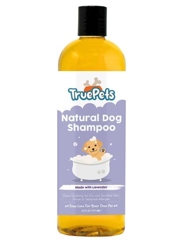 True Pets Natural dog shampoo
