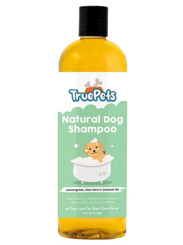 True Pets Natural dog shampoo