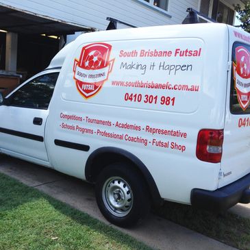 Panel van signs, signage