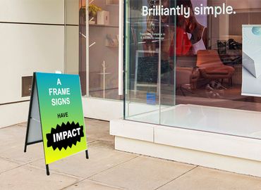 A-frame shop sign, a-frame sign