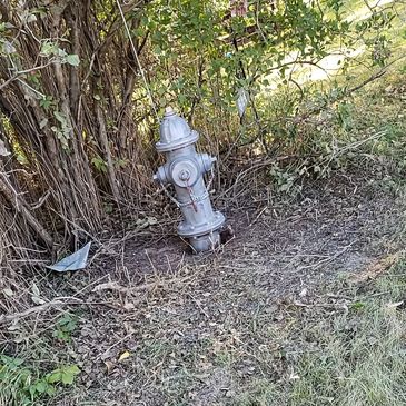 Fire hydrant sandblasted prepped for coatings